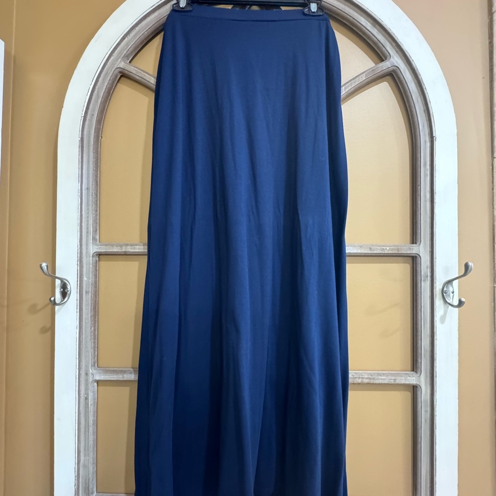 Old Navy Deep Blue Maxi Skirt